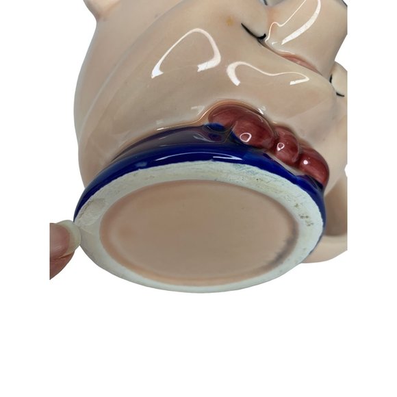 Vintage 1989 Looney Tunes Porky Pig 3D Ceramic Mug Warner Bros Inc Korea - Picture 10 of 12